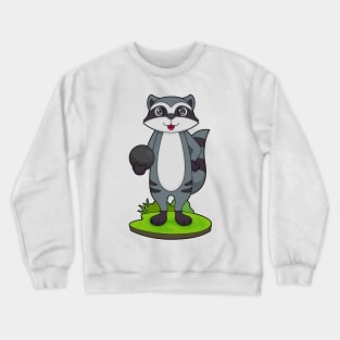 Racoon Bowling Bowling ball Crewneck Sweatshirt